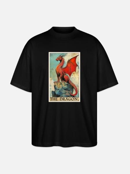 Dragon Dragon - Stanley/Stella Oversized Unisex Organic T-shirt Blaster 2.0 - black