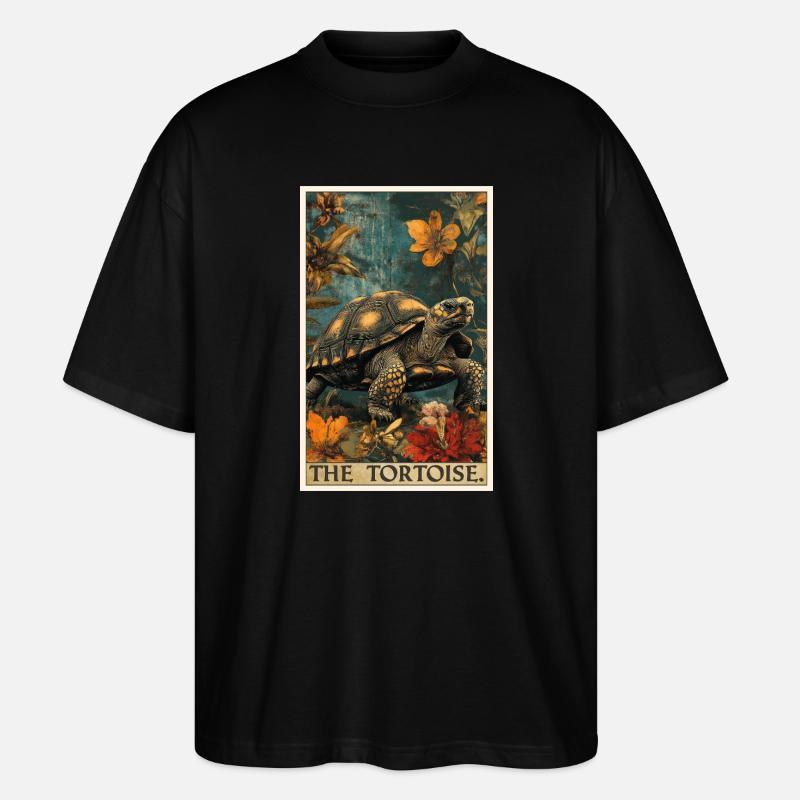 Tortues Tortue - T-shirt bio Blaster 2.0 coupe oversize Stanley/Stella Unisexe - noir