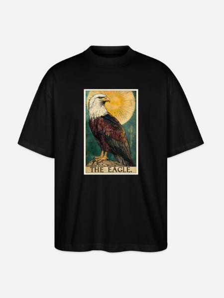 Eagle - Stanley/Stella Oversized Unisex Organic T-shirt Blaster 2.0 - black