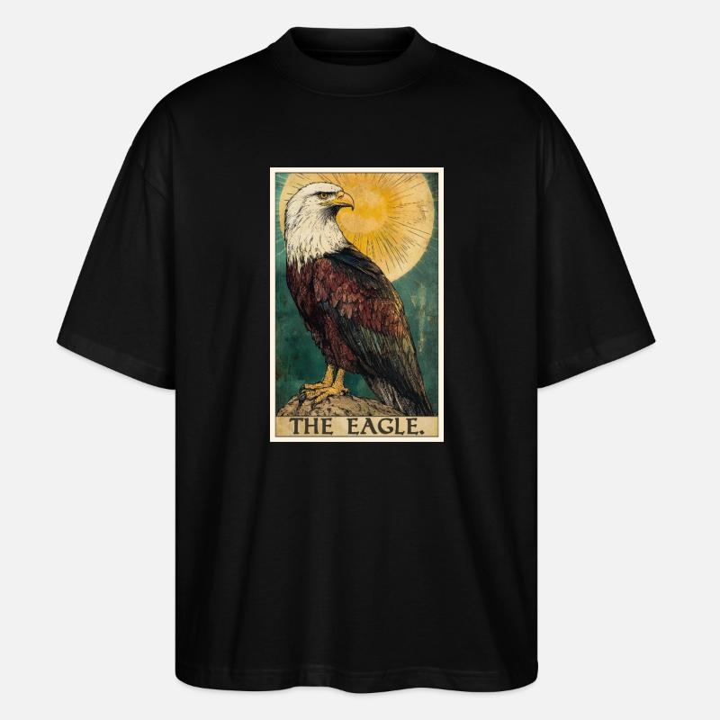 Adler - Stanley/Stella Oversized Unisex Bio T-Shirt Blaster 2.0 - Schwarz
