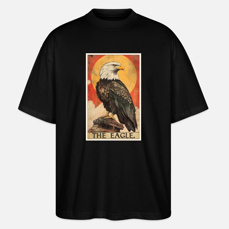 Adler - Stanley/Stella Oversized Unisex Bio T-Shirt Blaster 2.0 - Schwarz