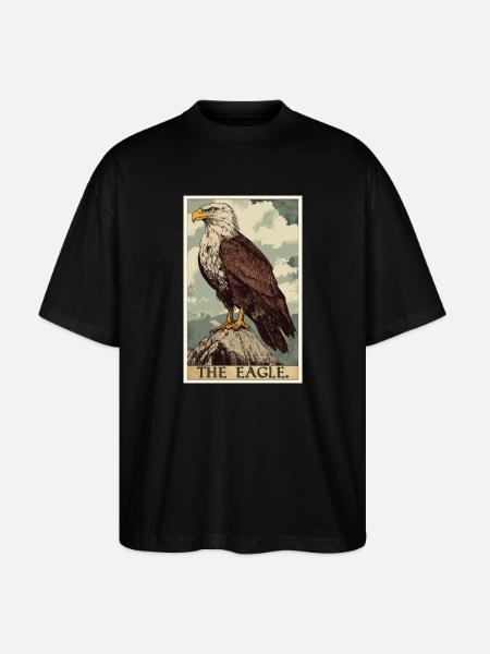 Eagle - Stanley/Stella Oversized Unisex Organic T-shirt Blaster 2.0 - black