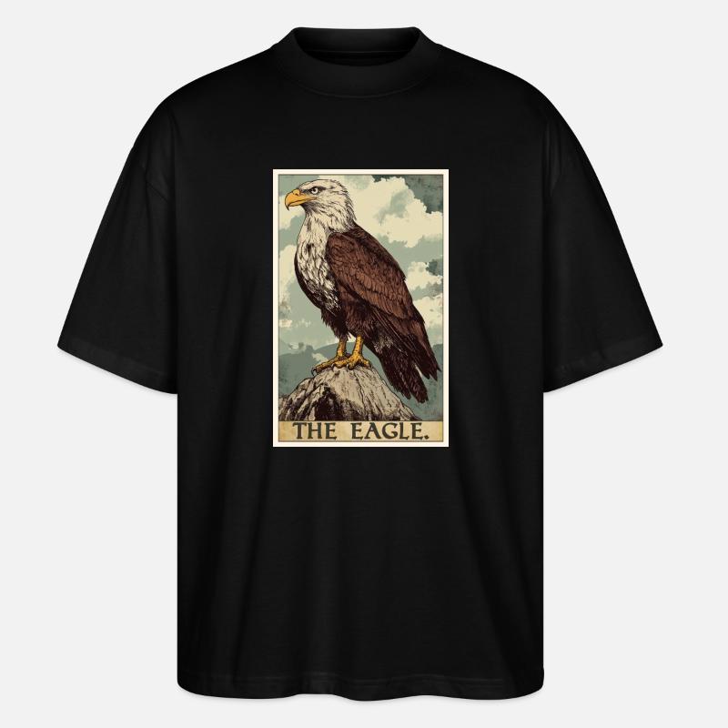 Eagle - Stanley/Stella Oversized Unisex Organic T-shirt Blaster 2.0 - black