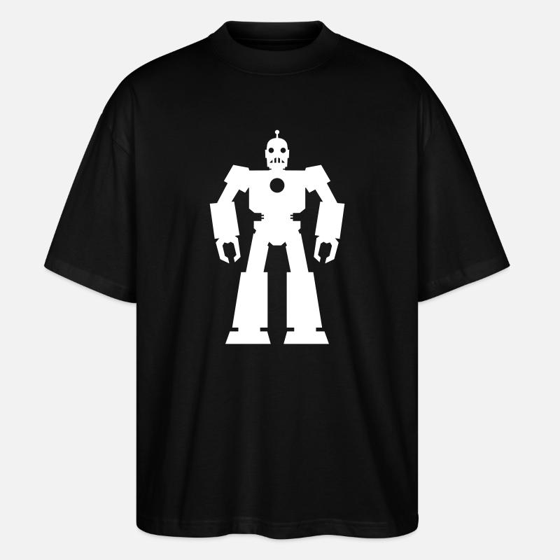 Roboter – KI Technik Sci-Fi Nerd Design - Stanley/Stella Oversized Unisex Bio T-Shirt Blaster 2.0 - Schwarz