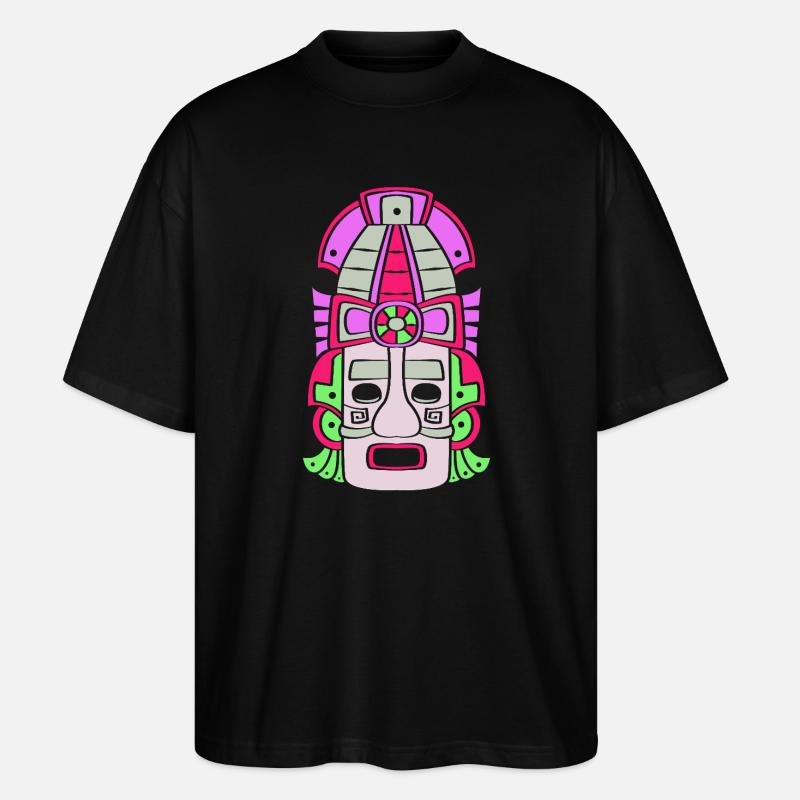 Inka Maya kalender aztec - Stanley/Stella Oversized Unisex Bio T-Shirt Blaster 2.0 - Schwarz