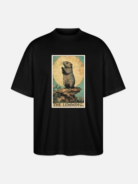 Lemmings Lemming - T-shirt bio Blaster 2.0 coupe oversize Stanley/Stella Unisexe - noir