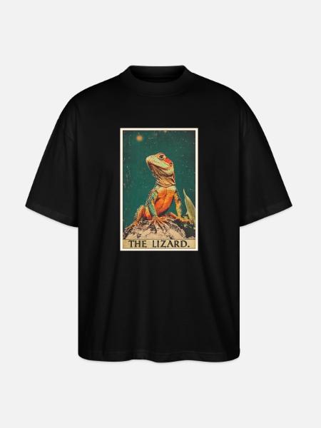 Lizards Lizard - Stanley/Stella Oversized Unisex Organic T-shirt Blaster 2.0 - black