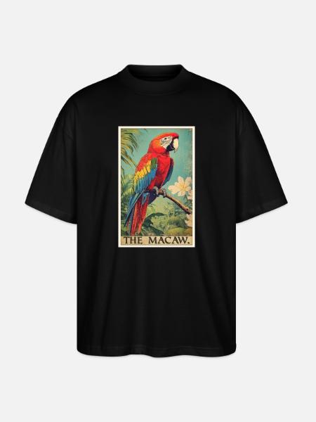 Macaw's Era - Stanley/Stella Oversized Unisex Organic T-shirt Blaster 2.0 - black