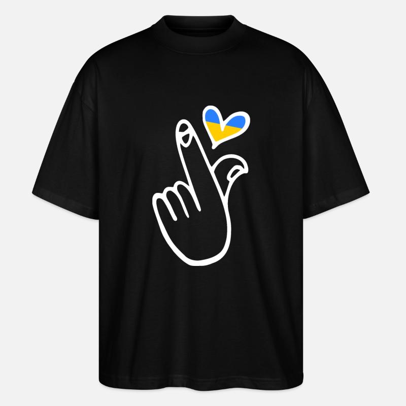 Ukraine - T-shirt bio Blaster 2.0 coupe oversize Stanley/Stella Unisexe - noir
