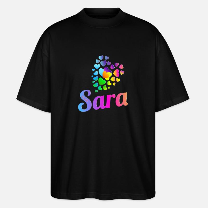 Sara Anniversaire Sara - T-shirt bio Blaster 2.0 coupe oversize Stanley/Stella Unisexe - noir