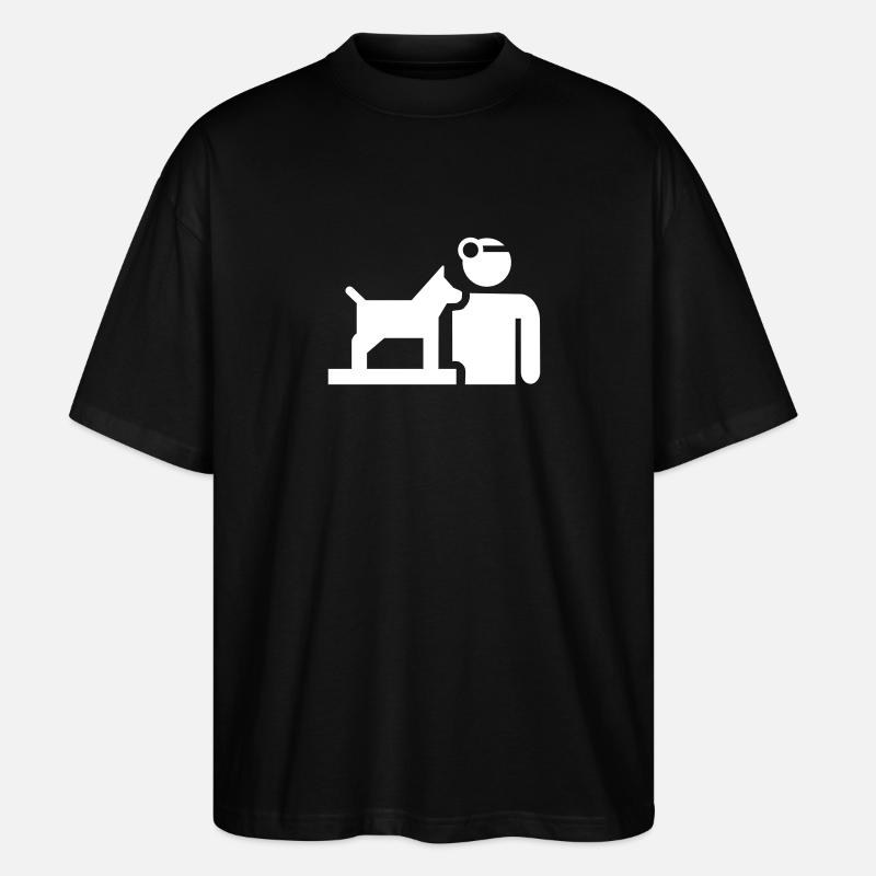 Vétérinaire - T-shirt bio Blaster 2.0 coupe oversize Stanley/Stella Unisexe - noir
