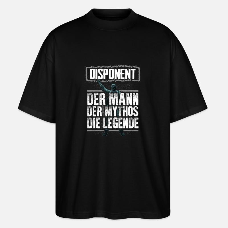 DISPONENT - Mythos - Stanley/Stella Oversized Unisex Bio T-Shirt Blaster 2.0 - Schwarz