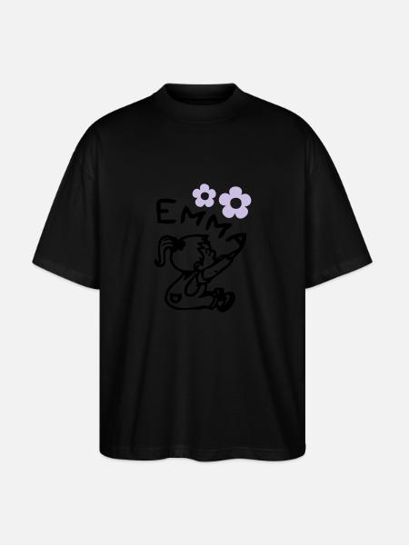 naam emma © - Stanley/Stella Oversized Unisex Bio T-Shirt Blaster 2.0 - Schwarz