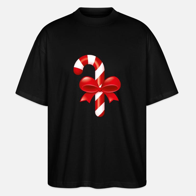 Smiley Christmas Candy - Stanley/Stella Oversize Unisex Øko T-shirt Blaster 2.0 - sort