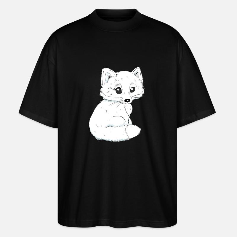 Fuchs - Stanley/Stella Oversized Unisex Bio T-Shirt Blaster 2.0 - Schwarz