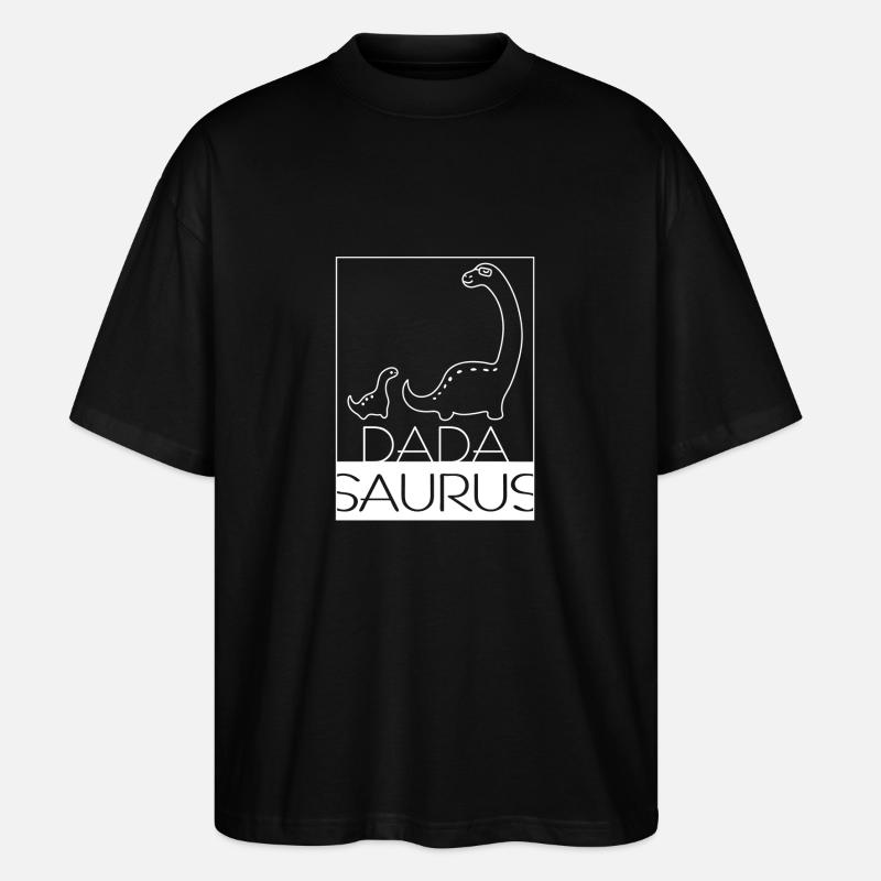 Dadasaurus - Stanley/Stella Oversized Unisex Bio T-Shirt Blaster 2.0 - Schwarz