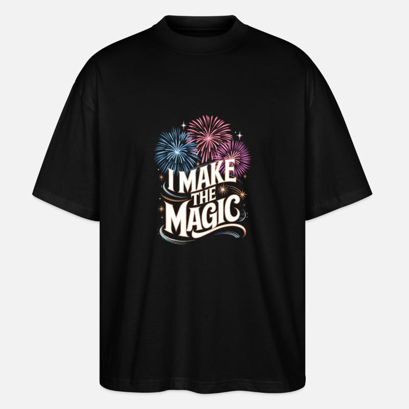 Pyrotechnie Feux d’artifice Pyrotechnie - T-shirt bio Blaster 2.0 coupe oversize Stanley/Stella Unisexe - noir