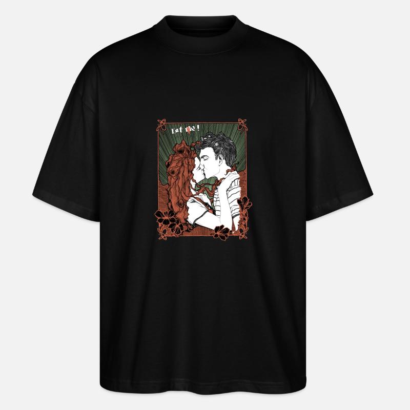 EATME_DARK_3 - T-shirt bio Blaster 2.0 coupe oversize Stanley/Stella Unisexe - noir