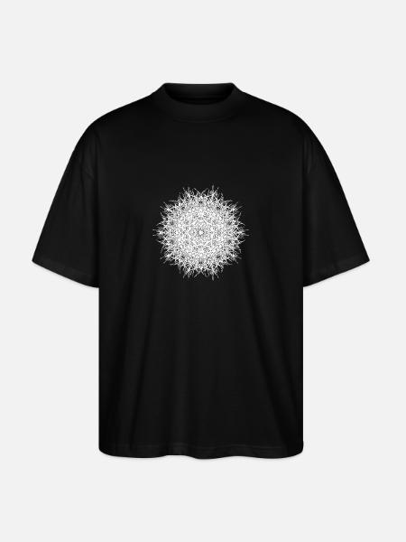 Oriental District Mandala - Stanley/Stella Oversized Unisex Organic T-shirt Blaster 2.0 - black