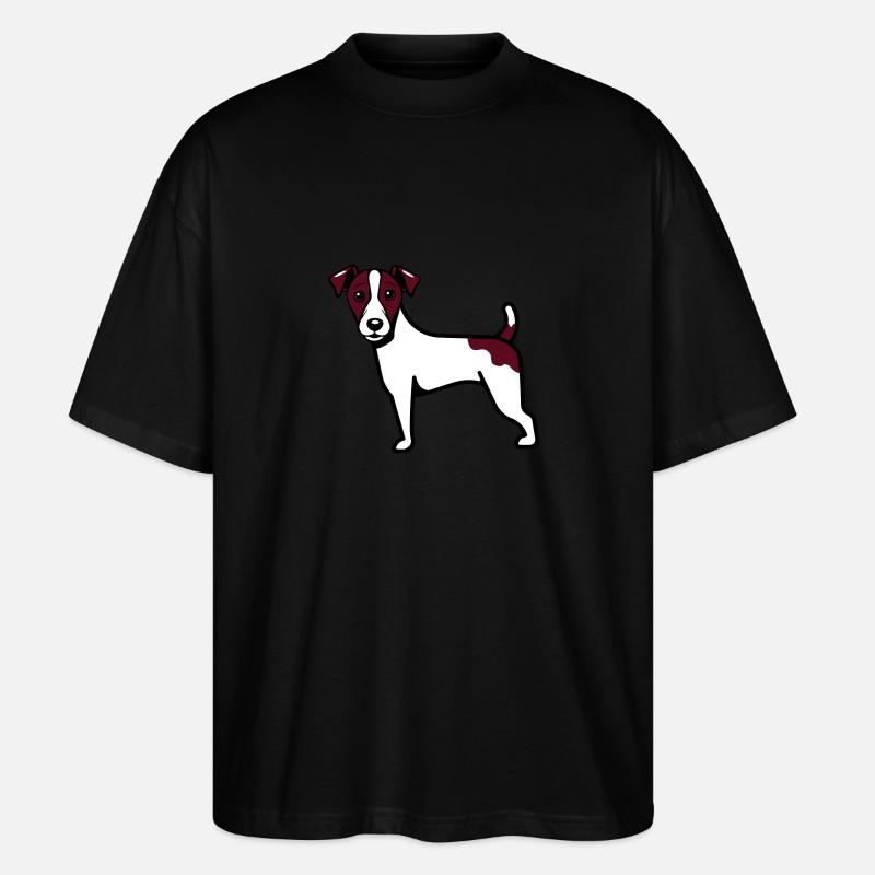 Hund Labrador - T-shirt bio Blaster 2.0 coupe oversize Stanley/Stella Unisexe - noir
