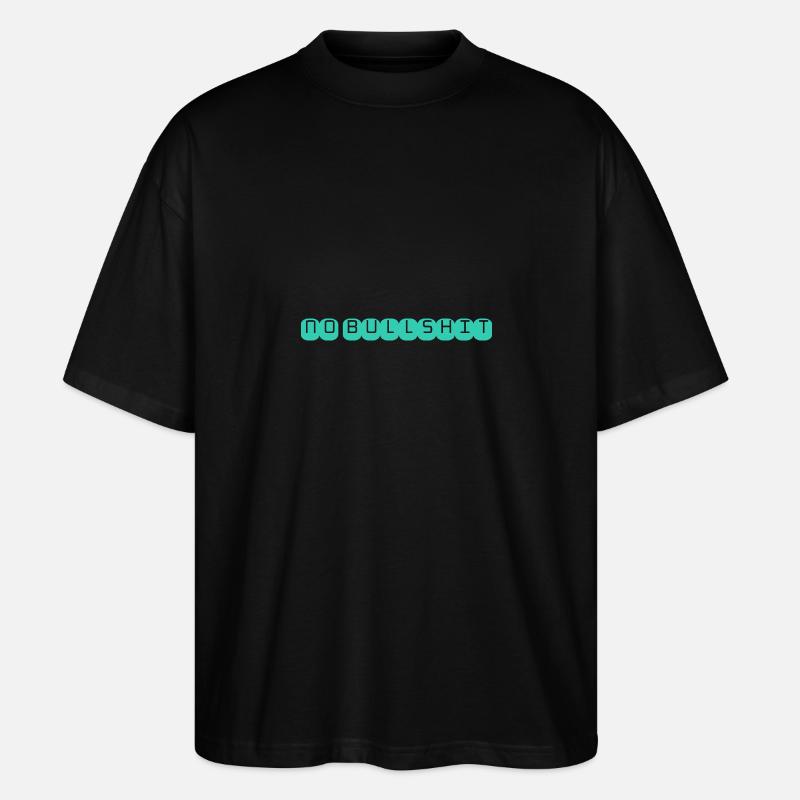 KEIN BULLSHIT - Stanley/Stella Oversized Unisex Bio T-Shirt Blaster 2.0 - Schwarz