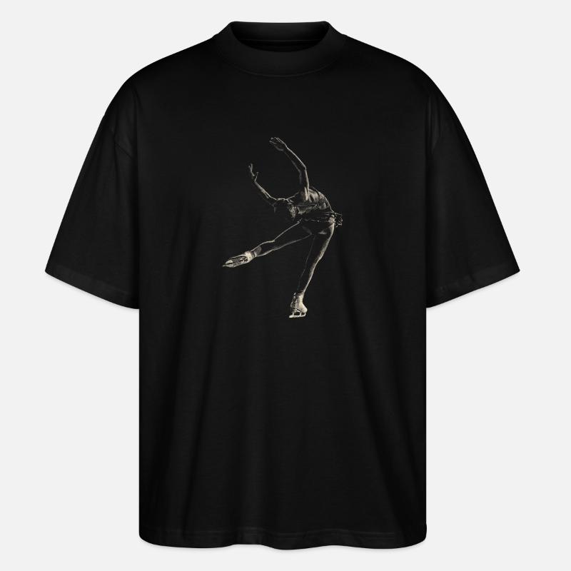 Eiskunstlauf - Stanley/Stella Oversized Unisex Bio T-Shirt Blaster 2.0 - Schwarz