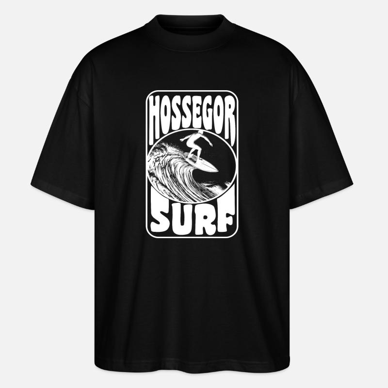 HOSSEGOR - T-shirt bio Blaster 2.0 coupe oversize Stanley/Stella Unisexe - noir