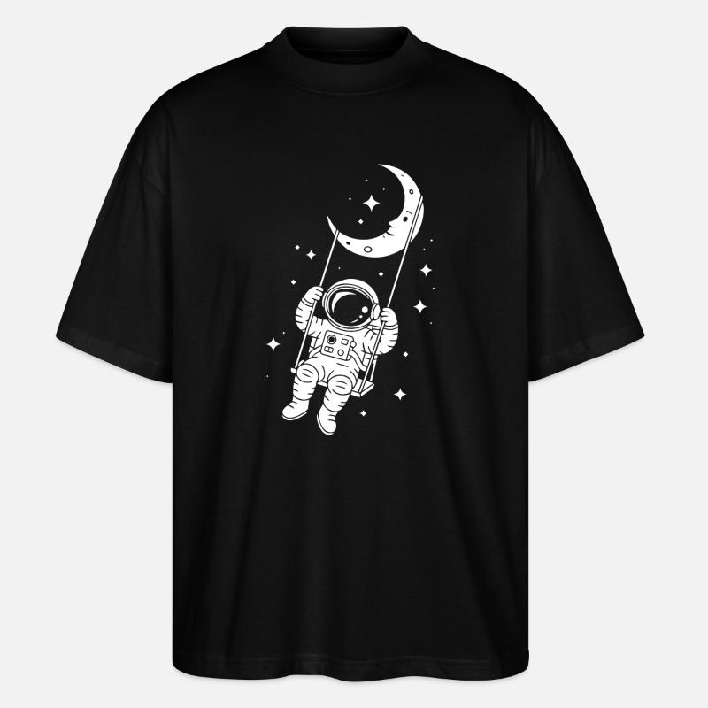 Astronaute Cosmos Spatial Swing - T-shirt bio Blaster 2.0 coupe oversize Stanley/Stella Unisexe - noir