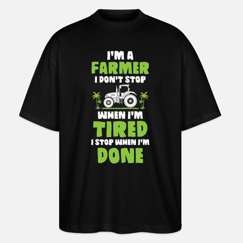 Farrner (en anglais seulement) - T-shirt bio Blaster 2.0 coupe oversize Stanley/Stella Unisexe - noir