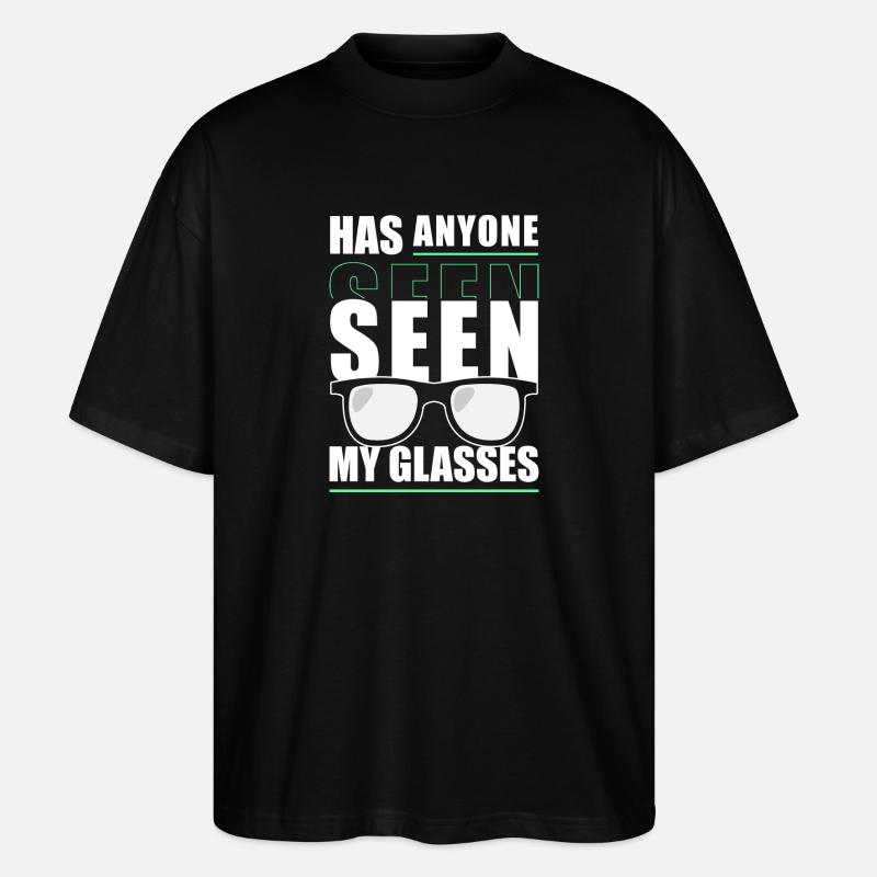 Lunettes Optique Hypermétrope - T-shirt bio Blaster 2.0 coupe oversize Stanley/Stella Unisexe - noir