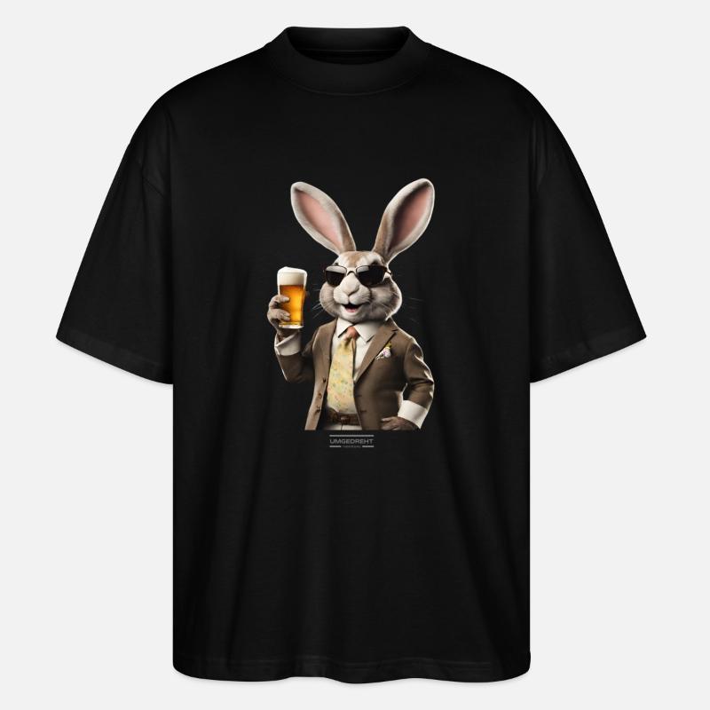 Hasi - Stanley/Stella Oversized Unisex Bio T-Shirt Blaster 2.0 - Schwarz