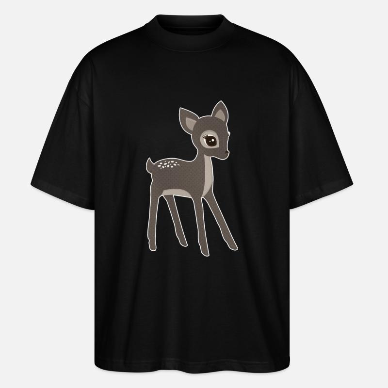 Reh - Stanley/Stella Oversized Unisex Bio T-Shirt Blaster 2.0 - Schwarz