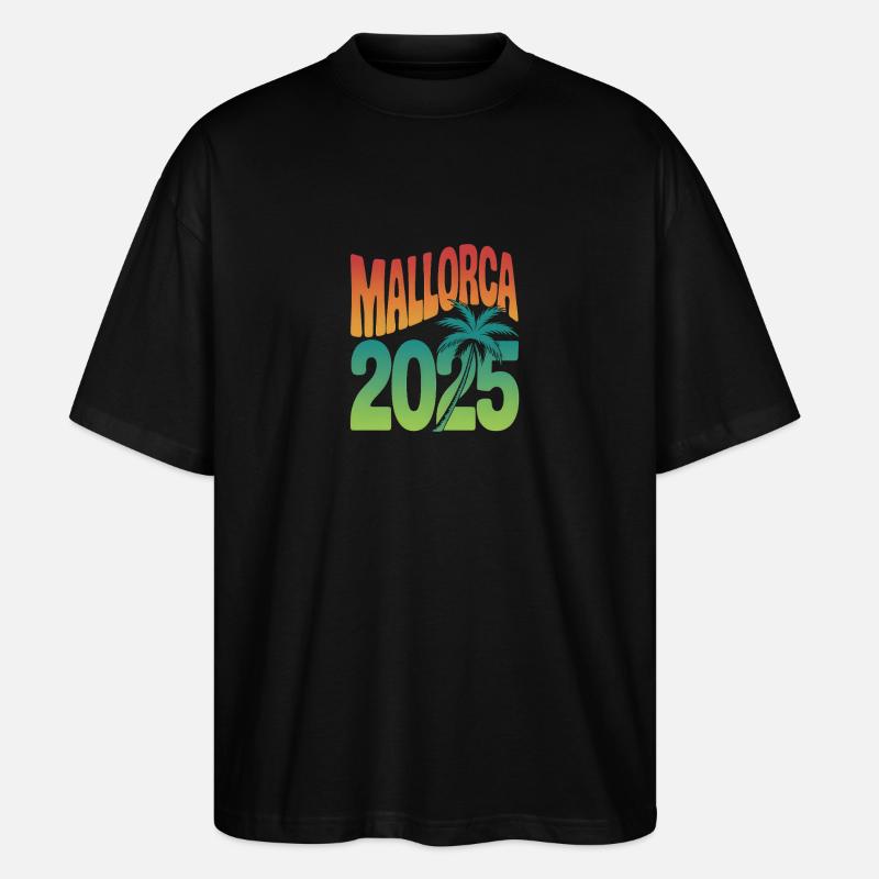 Mallorca 2025 - Stanley/Stella Oversized Unisex Bio T-Shirt Blaster 2.0 - Schwarz