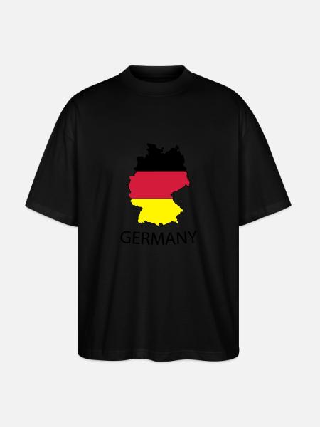 germany - T-shirt bio Blaster 2.0 coupe oversize Stanley/Stella Unisexe - noir