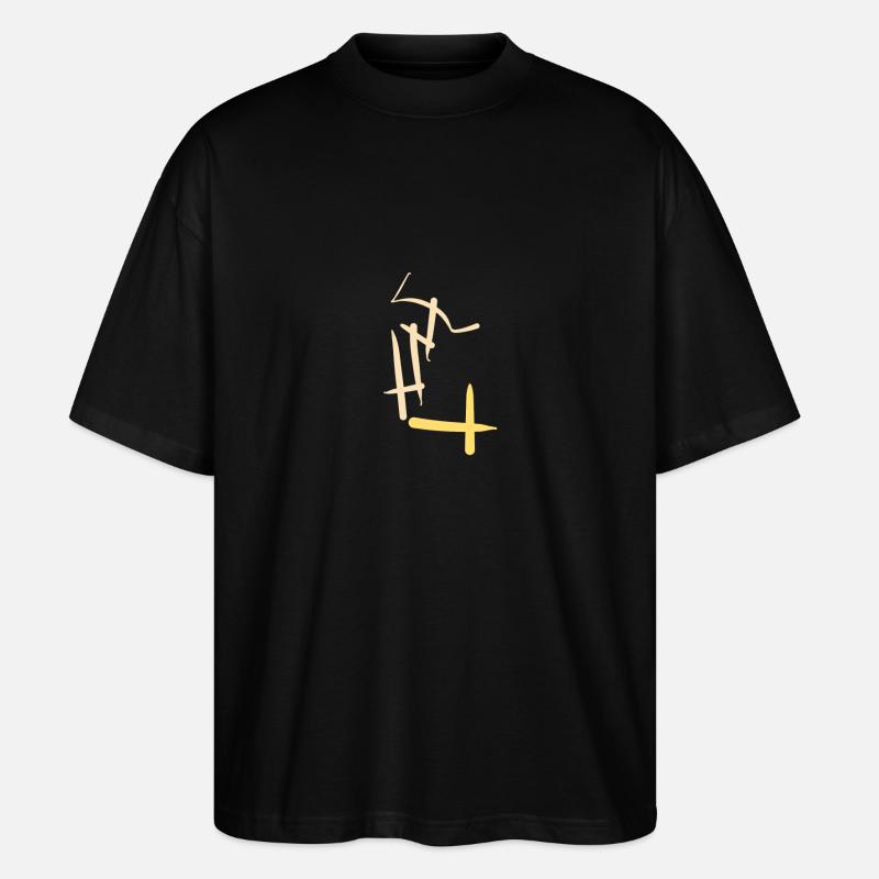 Wonderful abstractness - Stanley/Stella Oversized Unisex Organic T-shirt Blaster 2.0 - black