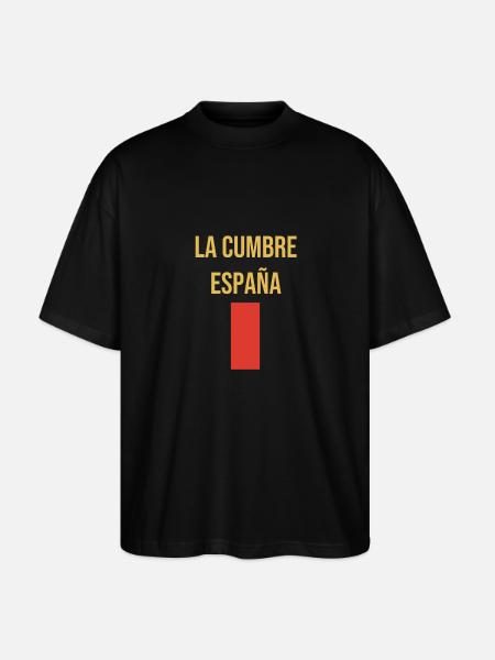 La Cumbre España - Stanley/Stella Oversized Unisex Organic T-shirt Blaster 2.0 - black