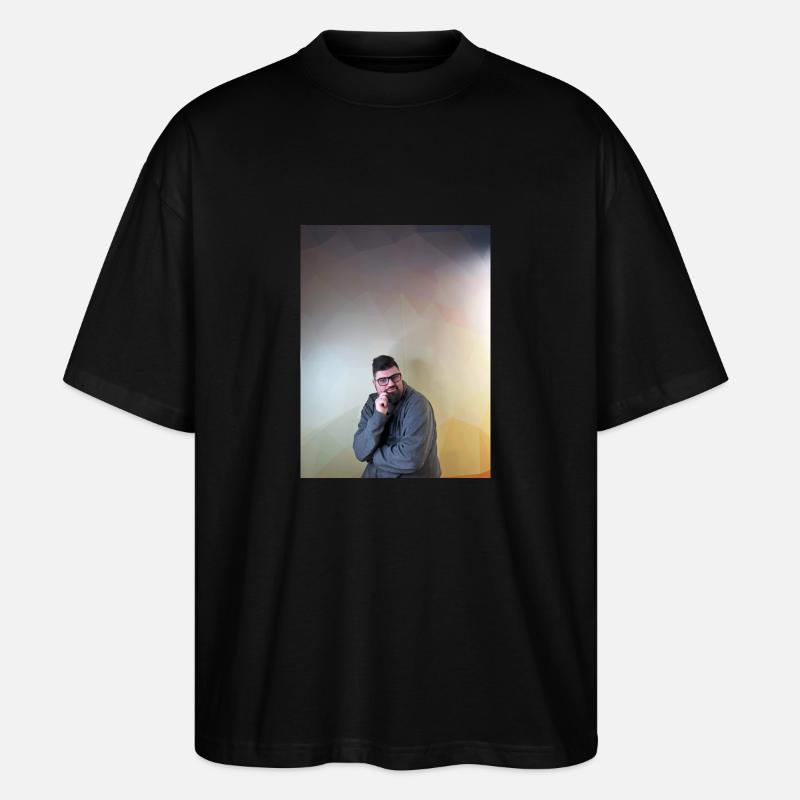 Tom Erik Risanger - T-shirt bio Blaster 2.0 coupe oversize Stanley/Stella Unisexe - noir