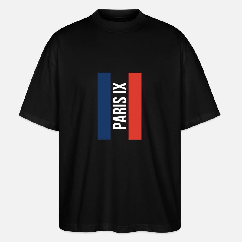 Paris IX Souvenir Paris 9 Paris - T-shirt bio Blaster 2.0 coupe oversize Stanley/Stella Unisexe - noir