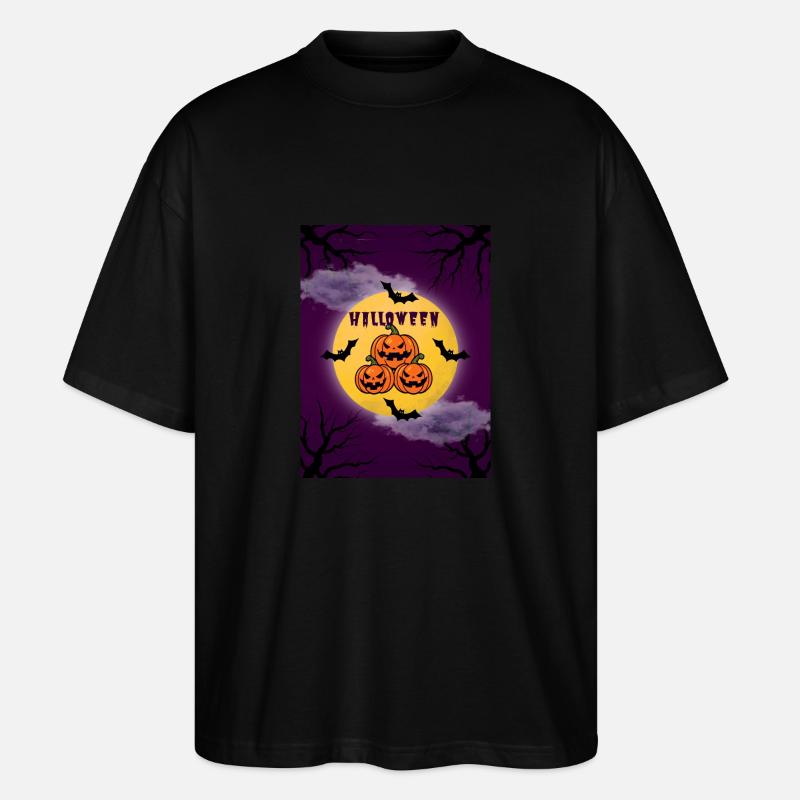 HALOWENN - T-shirt bio Blaster 2.0 coupe oversize Stanley/Stella Unisexe - noir
