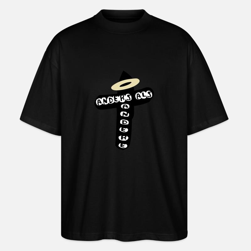 anders als andere - Stanley/Stella Oversized Unisex Bio T-Shirt Blaster 2.0 - Schwarz
