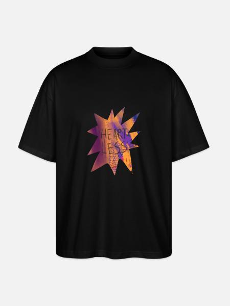 Heartless - Stanley/Stella Oversized Unisex Bio T-Shirt Blaster 2.0 - Schwarz