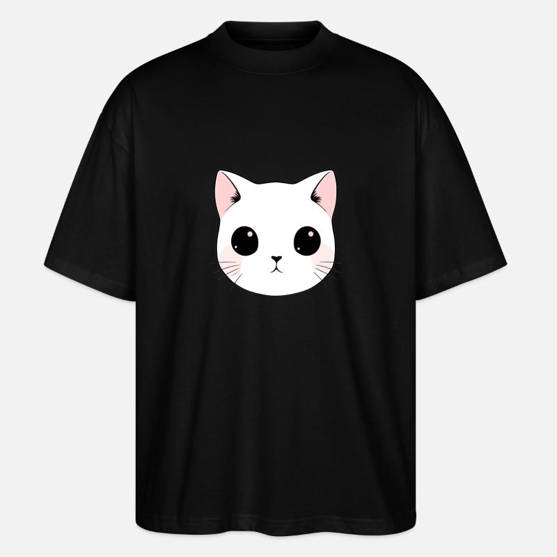 Süßes Kätzchen - Stanley/Stella Oversized Unisex Bio T-Shirt Blaster 2.0 - Schwarz