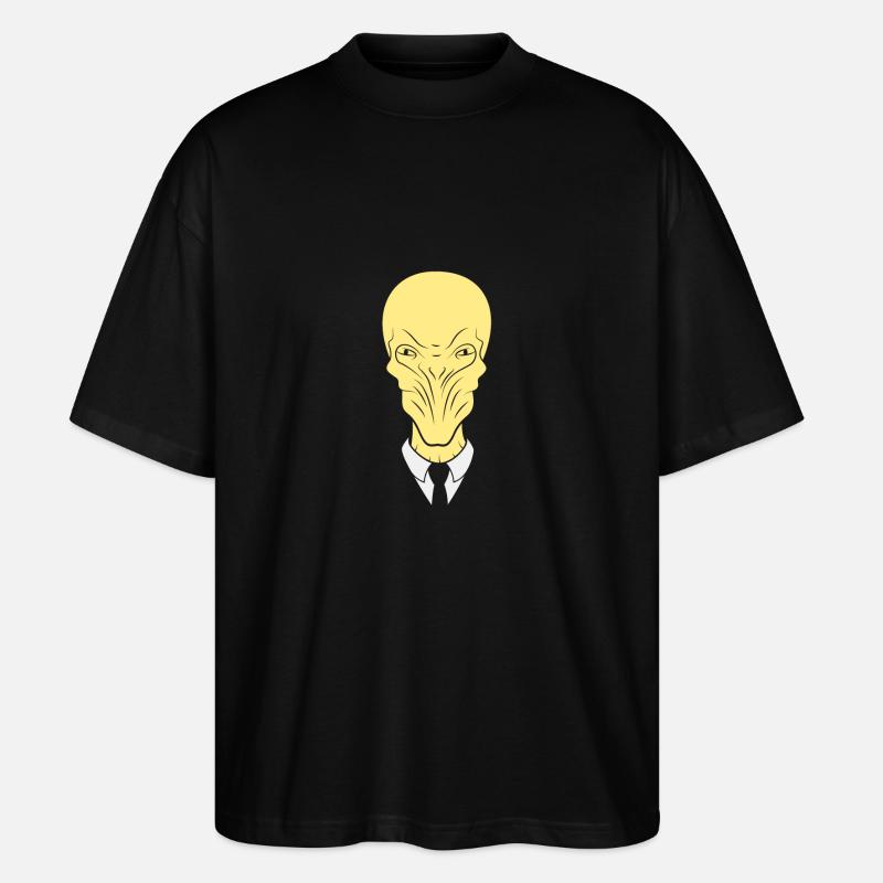 Die Stille wird fallen - Stanley/Stella Oversized Unisex Bio T-Shirt Blaster 2.0 - Schwarz