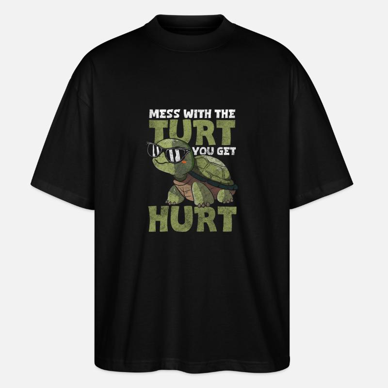 Panzer Alt Artenvielfalt - Stanley/Stella Oversized Unisex Bio T-Shirt Blaster 2.0 - Schwarz