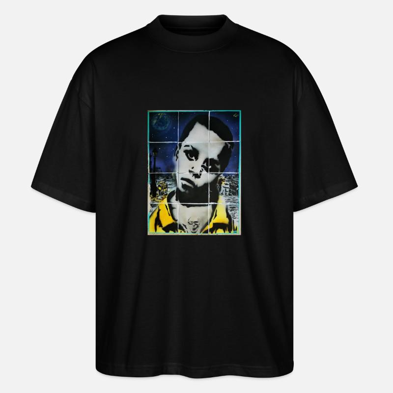 Graffiti Worldwide - Stanley/Stella Oversized Unisex Bio T-Shirt Blaster 2.0 - Schwarz