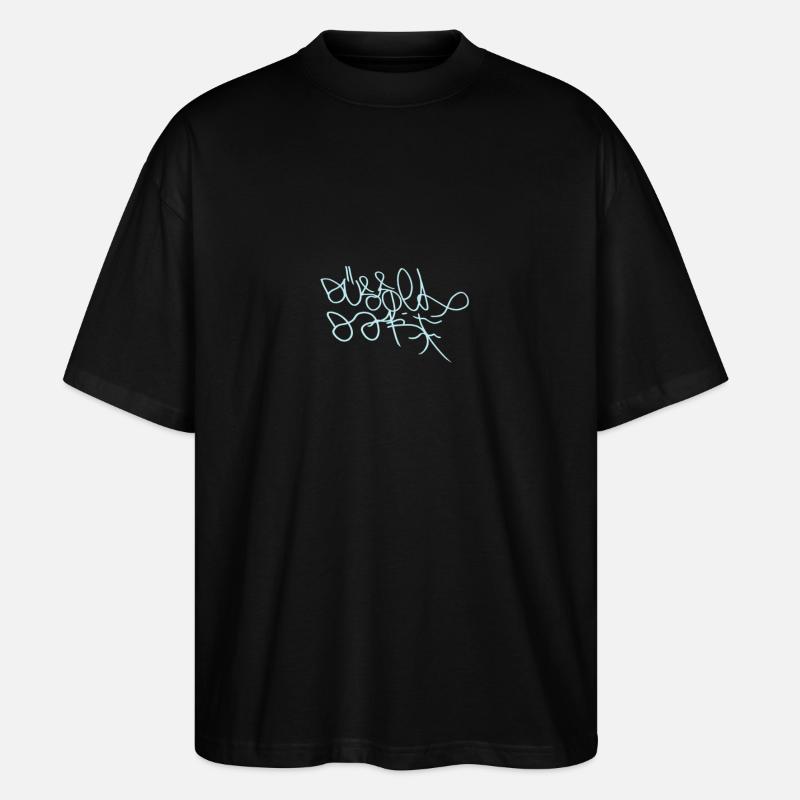Dusseldorf Pullover Hoodie - Stanley/Stella Oversized Unisex Organic T-shirt Blaster 2.0 - black
