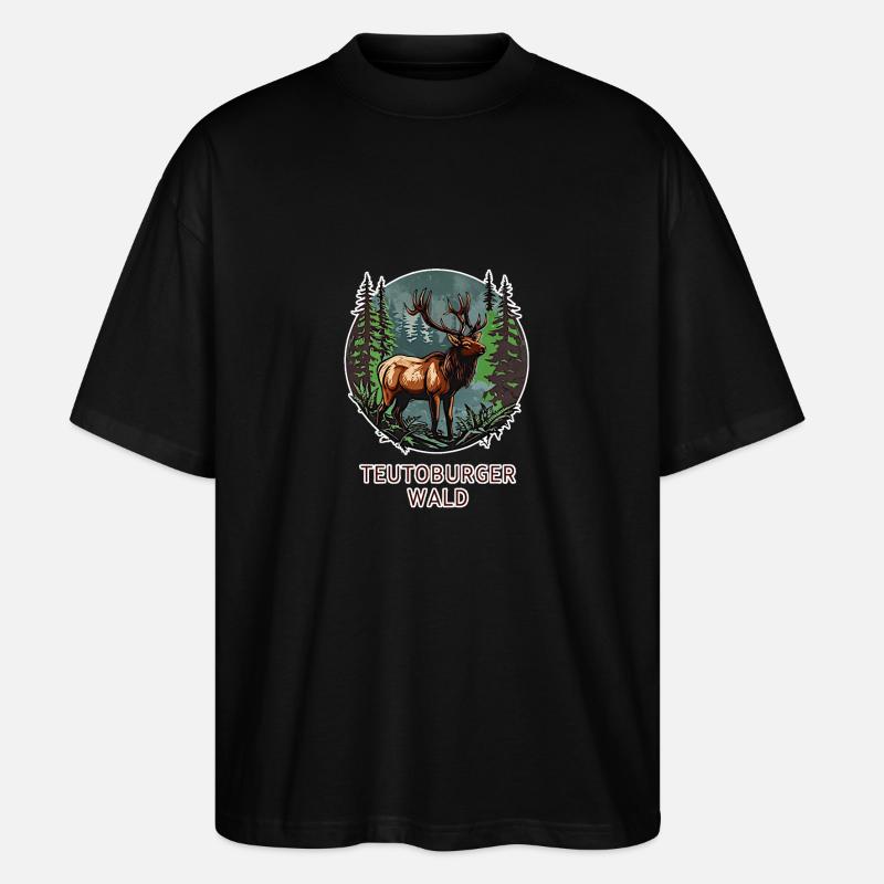 Forêt de Teutoburg - T-shirt bio Blaster 2.0 coupe oversize Stanley/Stella Unisexe - noir