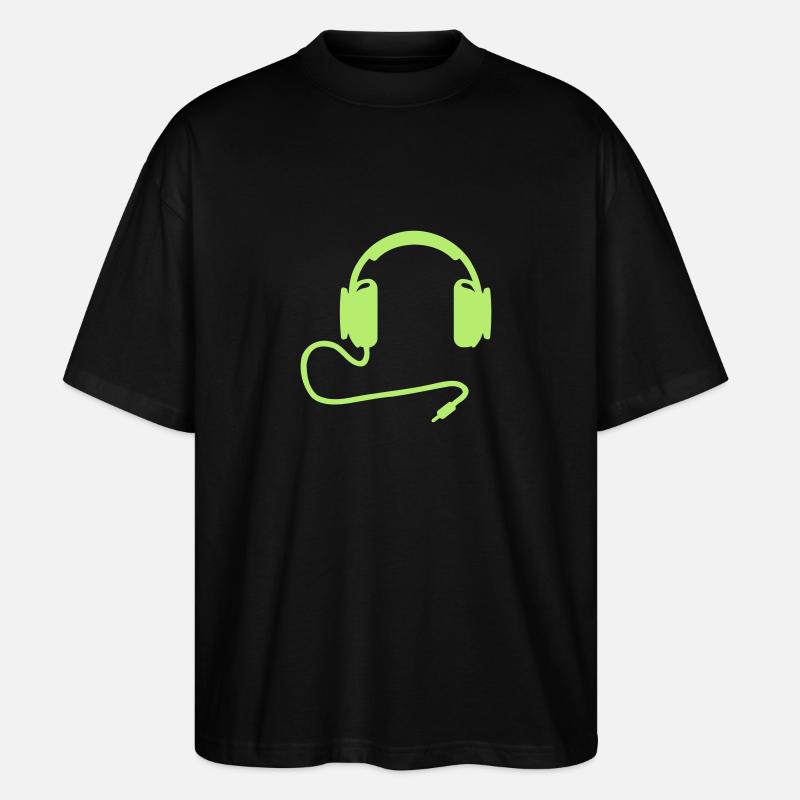 Kopfhörer - Stanley/Stella Oversized Unisex Bio T-Shirt Blaster 2.0 - Schwarz
