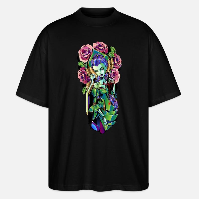 Arachne - Stanley/Stella Oversized Unisex Bio T-Shirt Blaster 2.0 - Schwarz