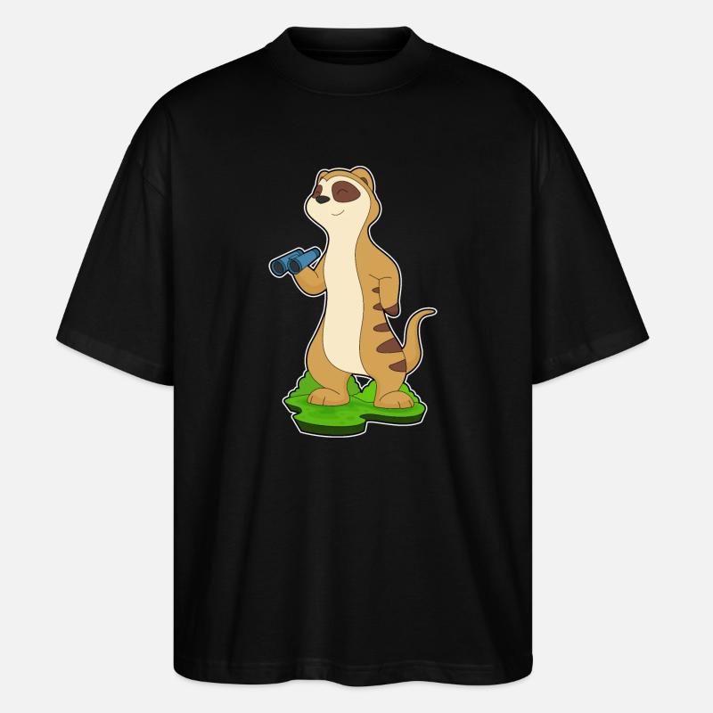 Jumelles suricates - T-shirt bio Blaster 2.0 coupe oversize Stanley/Stella Unisexe - noir